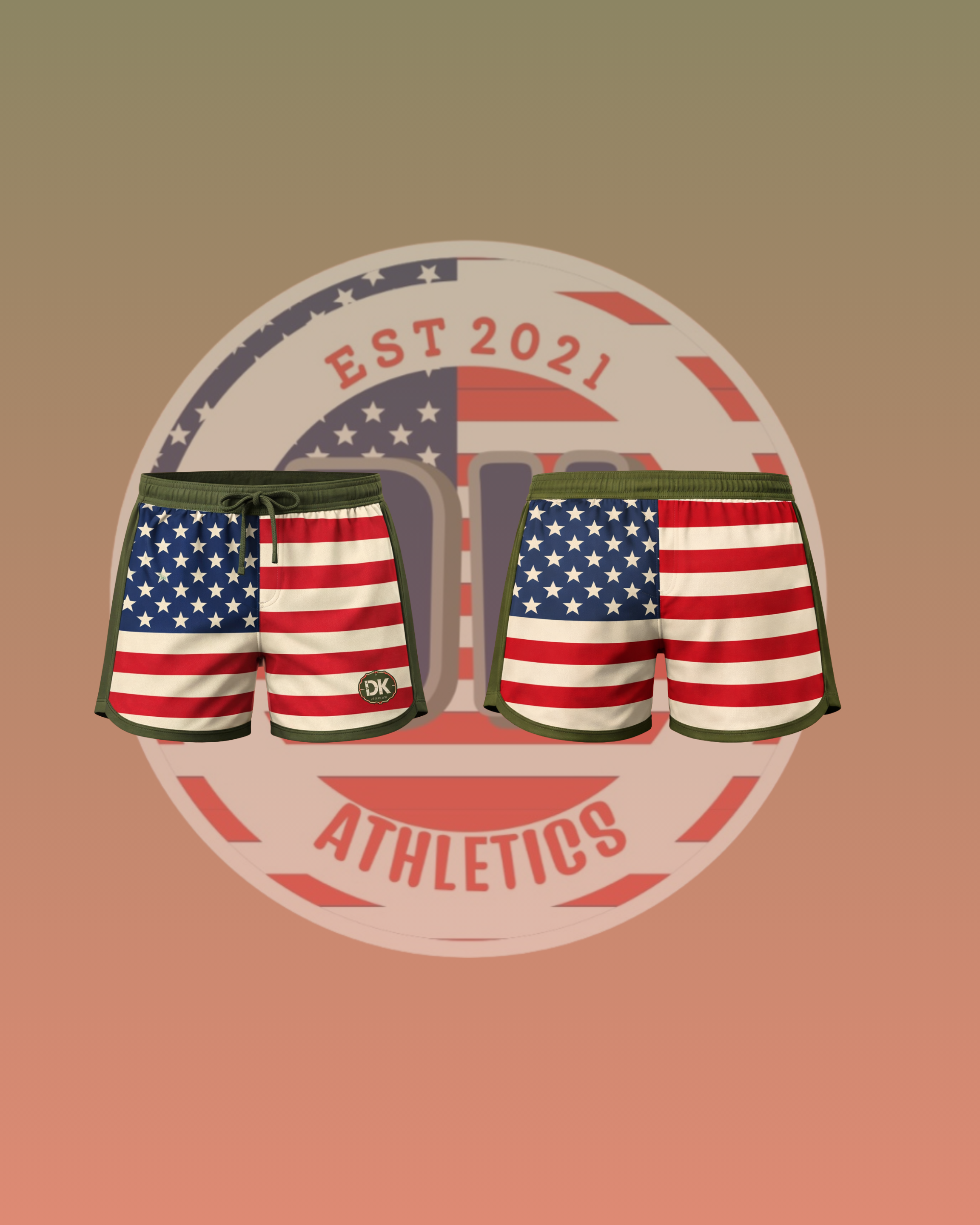 AMERICAN FLAG SHORTS