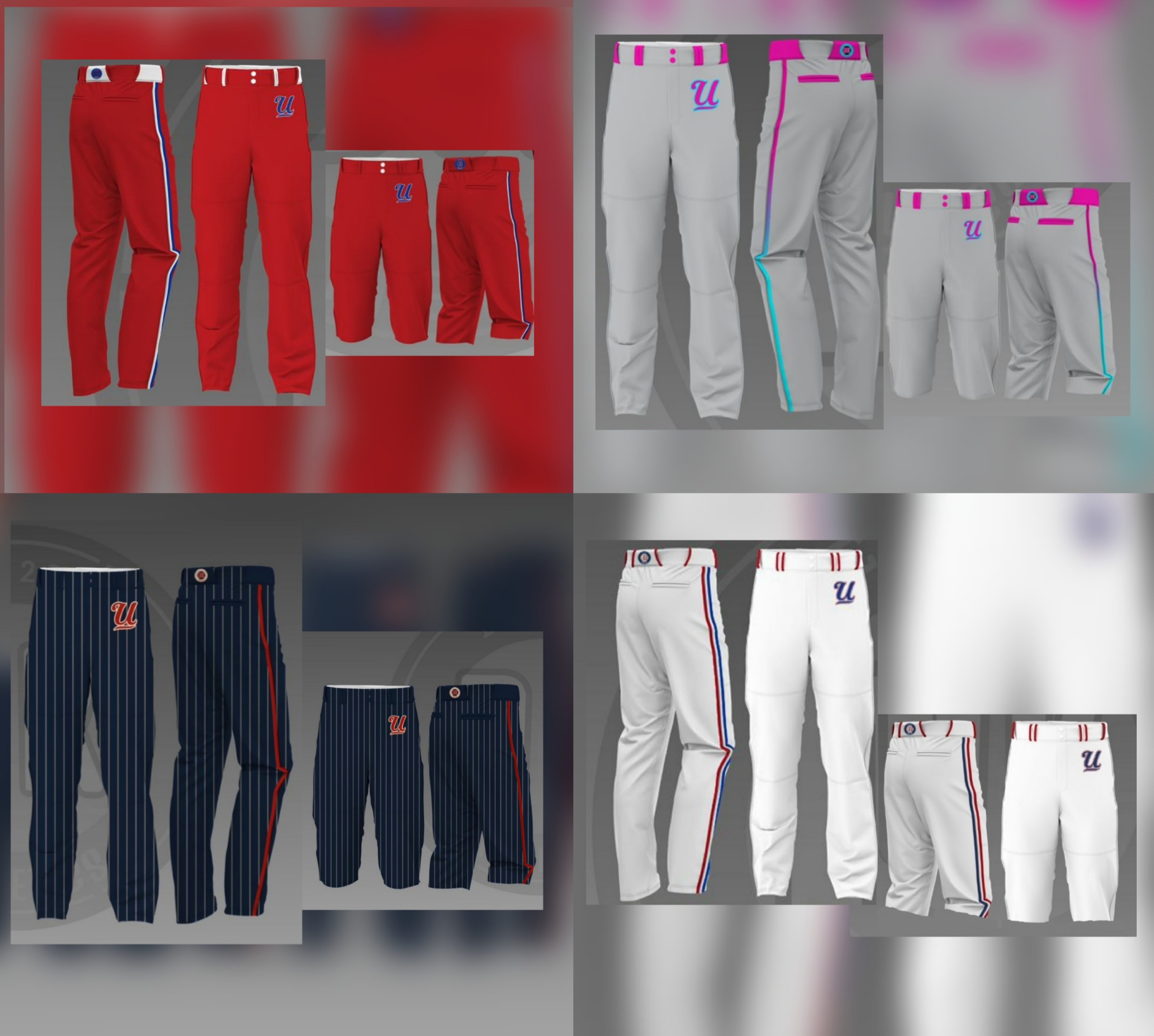 UNTOUCHABLES CUSTOM BASEBALL PANTS