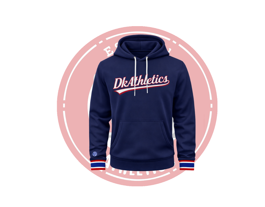 BLUE DKATHLETIC FLEECE HOODIE