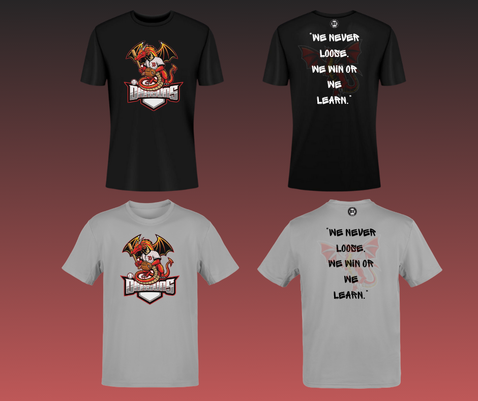 WM Dragons WE NEVER LOOSE CREW NECK