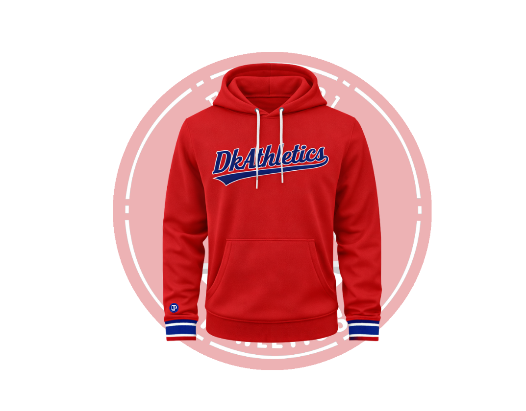 RED DKATHLETIC FLEECE HOODIE