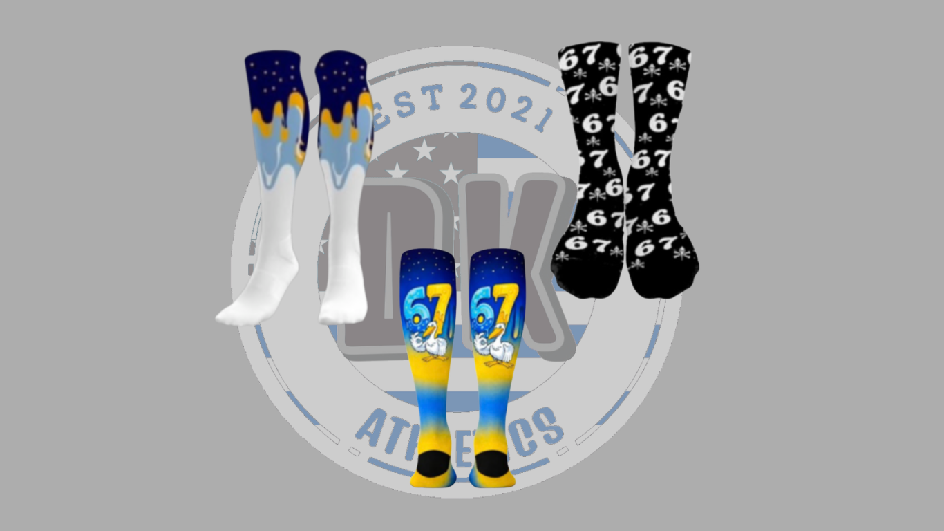 ABOVE THE CALF 67/ICE CREAM SOCKS