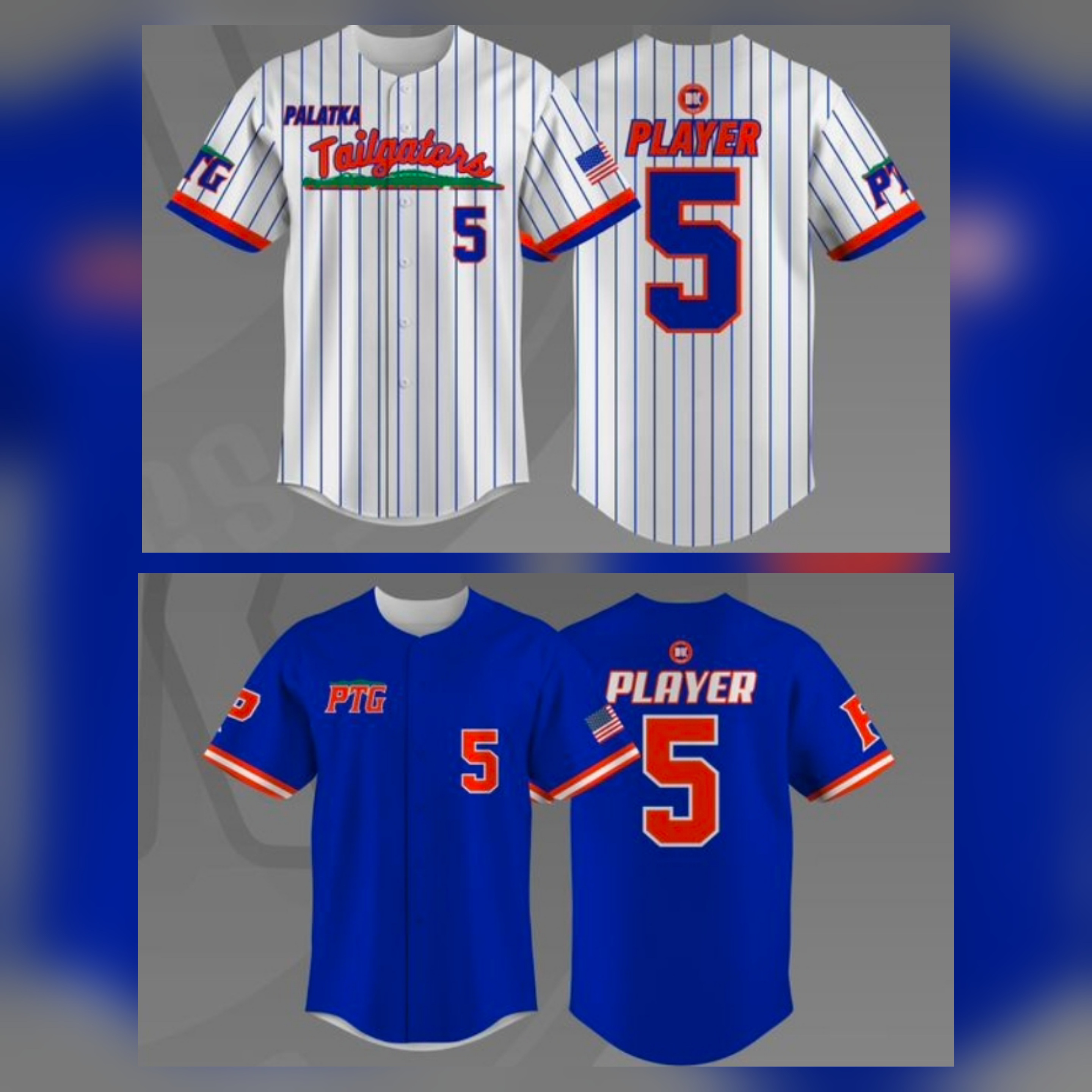 Tailgators Custom Game Jerseys