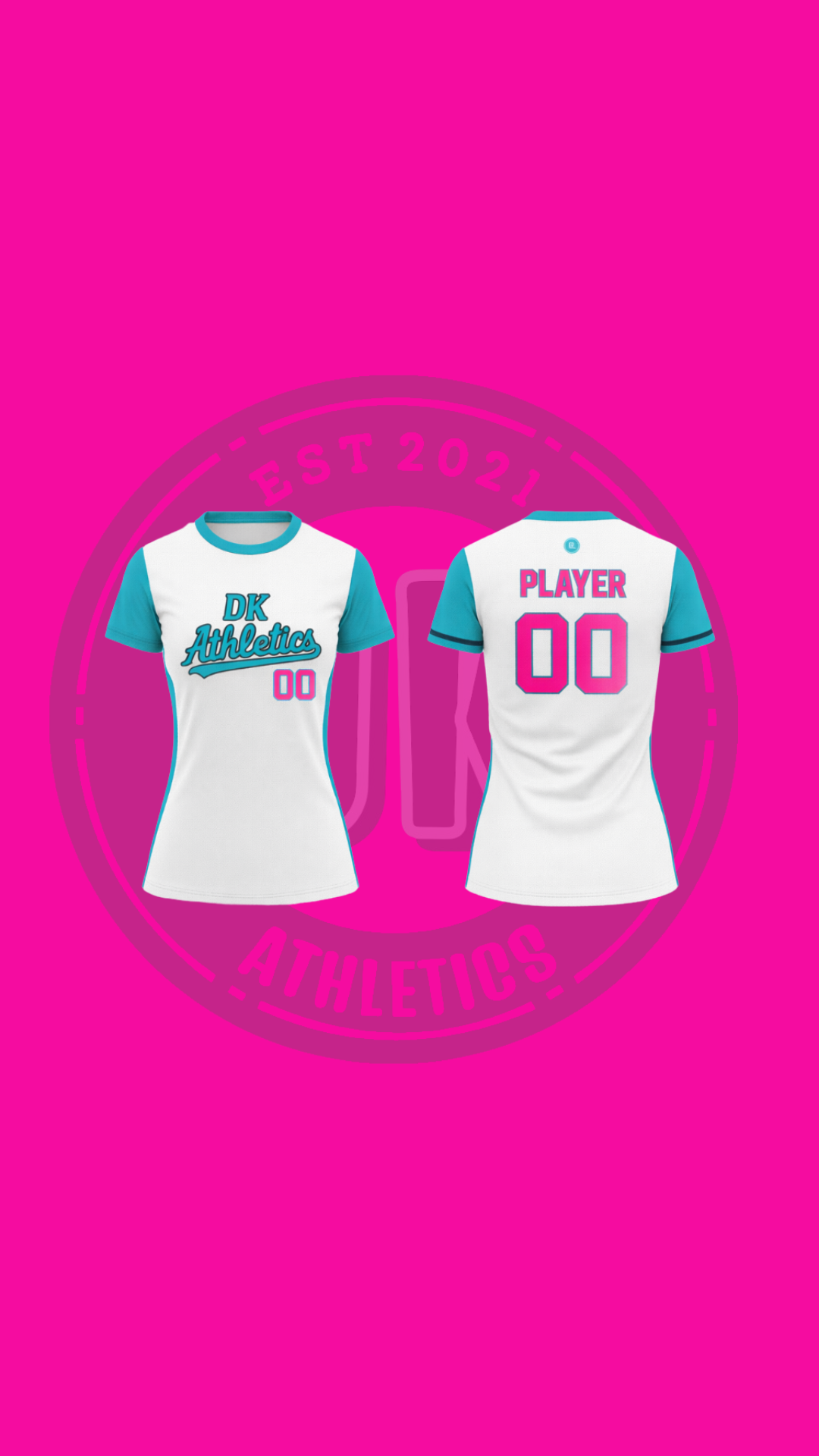 DKATHLETICS CREWNECK SOFTBALL JERSERY