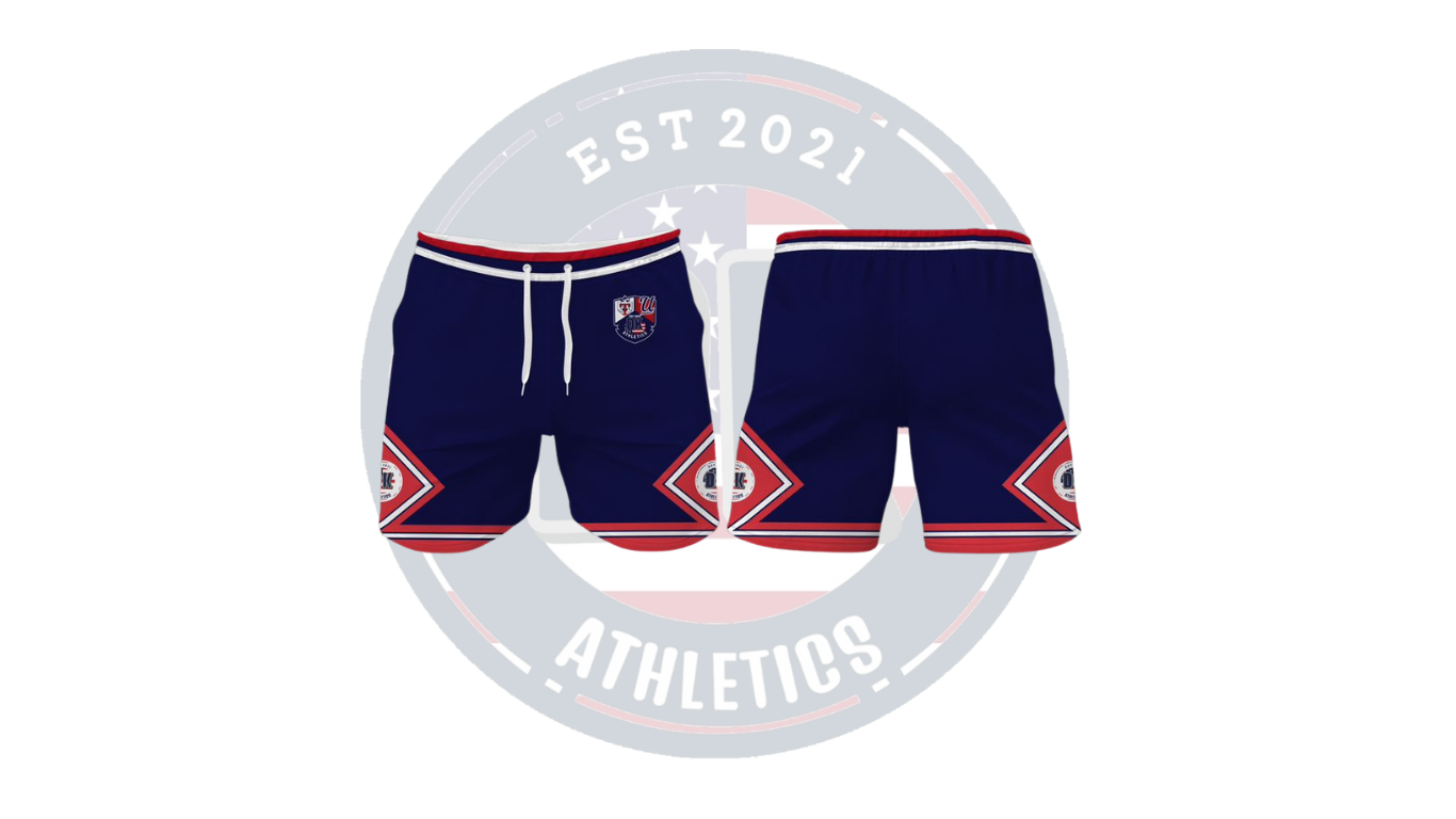 NAVY BASKETBALL GAME SHORTS