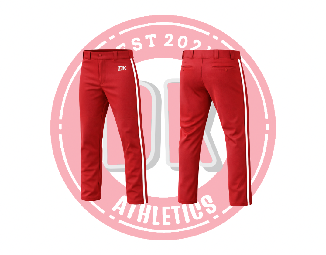 RED DKATHLETIC BASEBALL PANTS