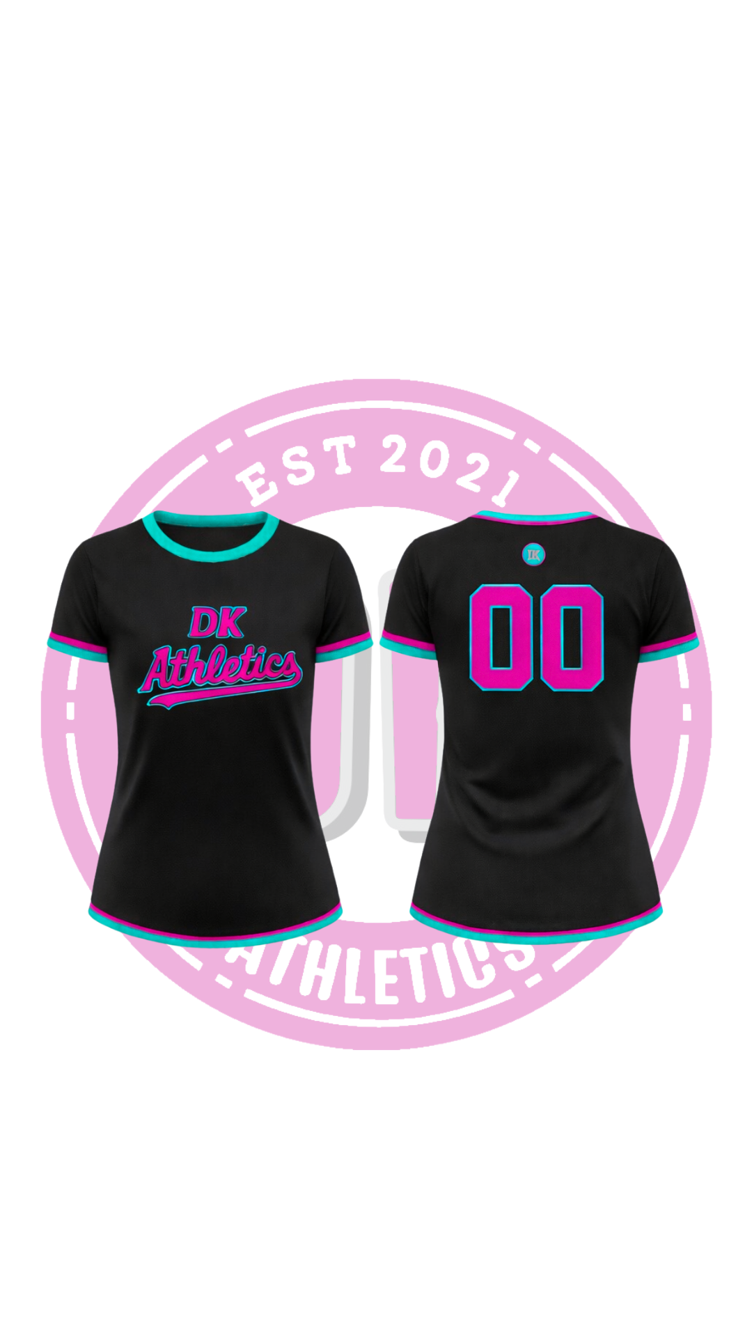 BLACK DKATHLETICS SOFTBALL PRACTICE JERSEY