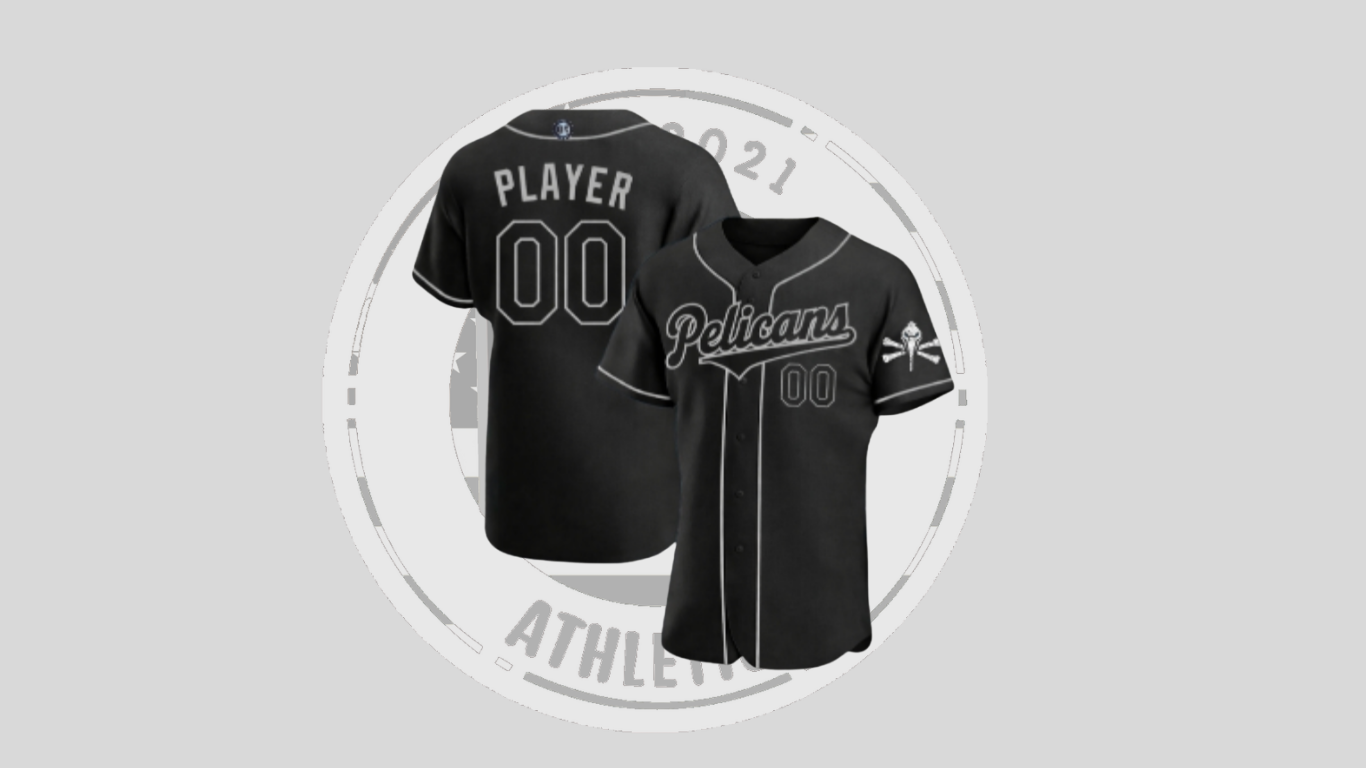 FULL BUTTON BLACK GAME JERSERY