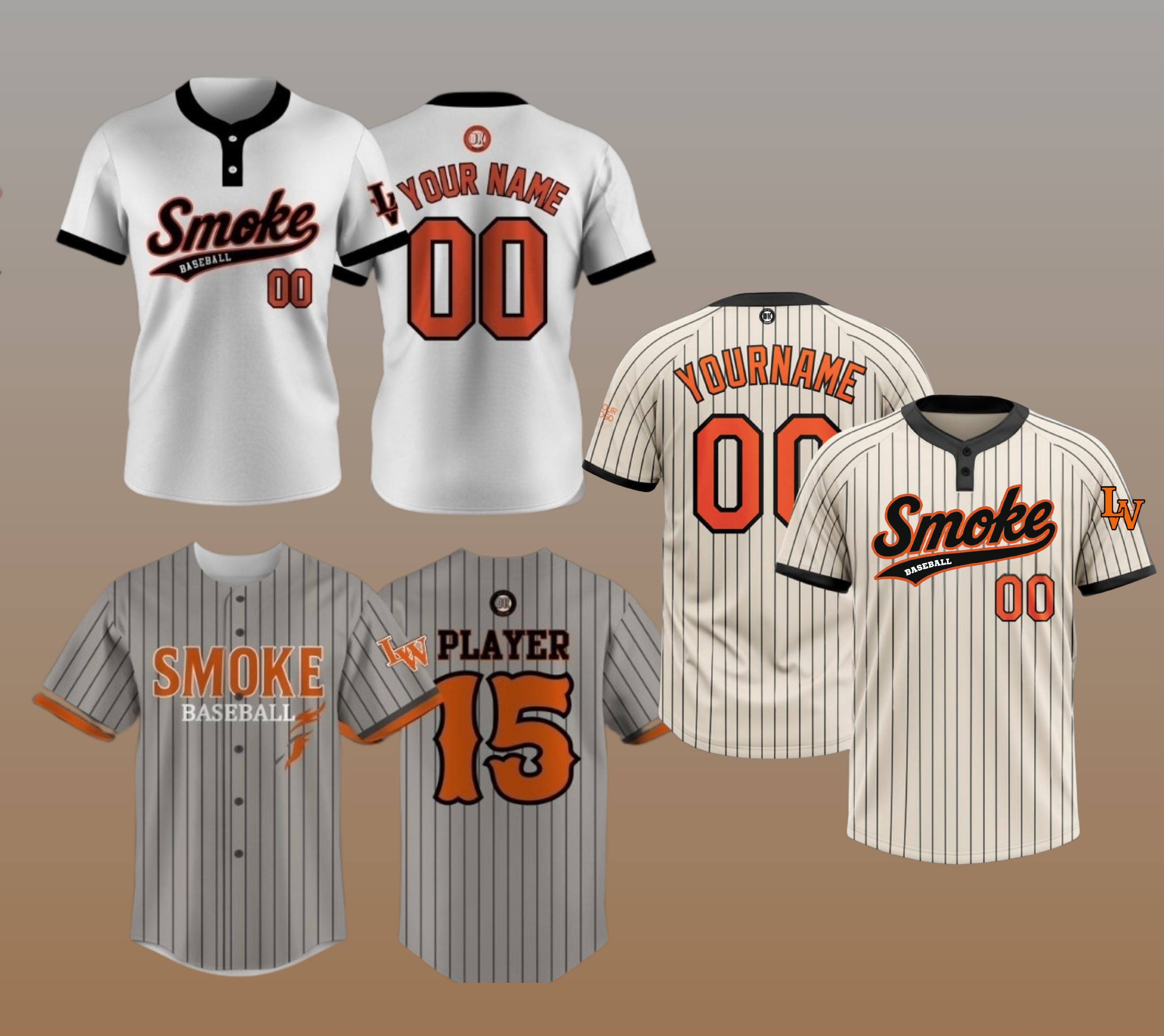 LW SMOKE Custom Game Jerseys