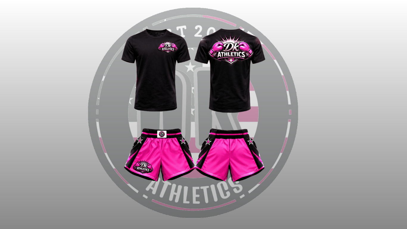 PINK BOXING OUTFIT SET