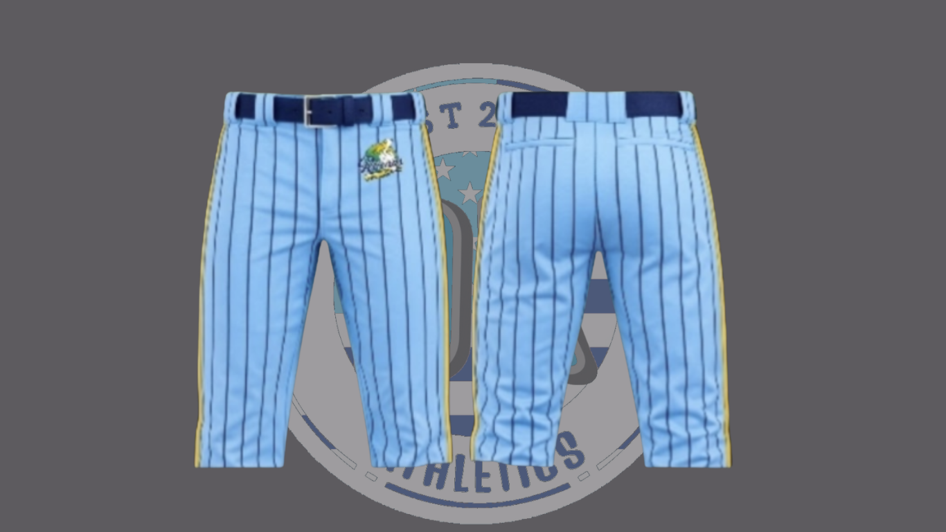 KNICKERS BABY BLUE PINSTRIPE PANTS