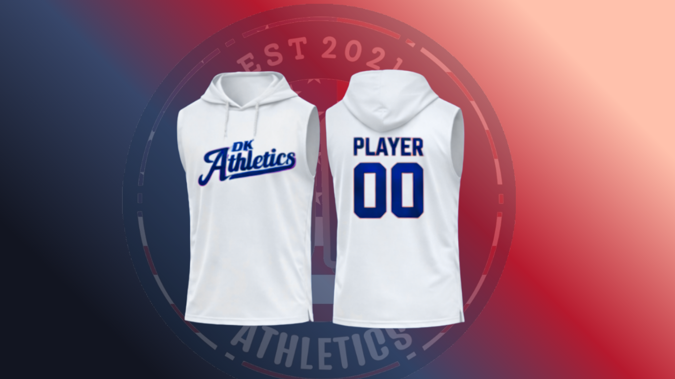 WHITE SLEEVELESS HOODED