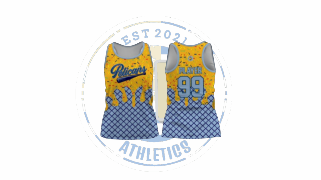 WOMENS YELLOW ICE CREAM TANK