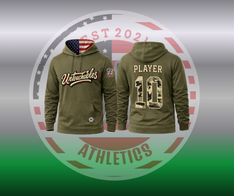 UNTOUCHABLES GREEN LONG-SLEEVE HOODED