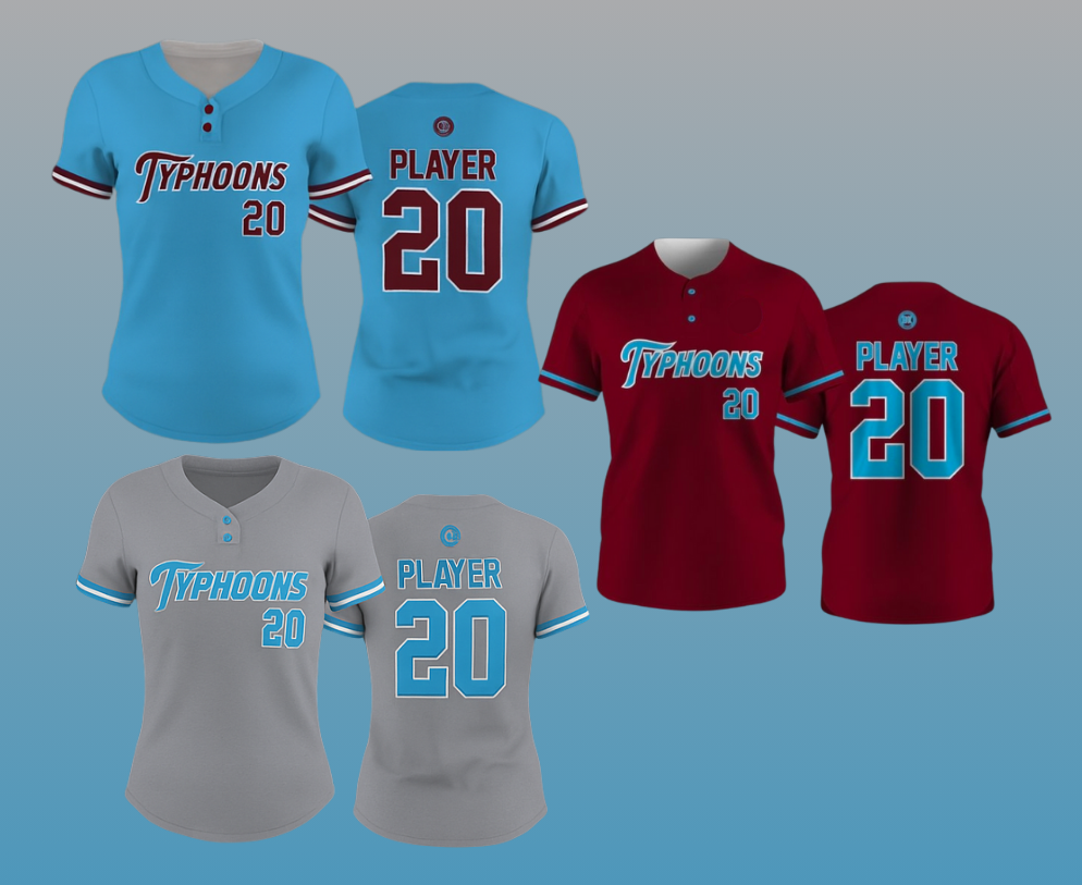 TYPHOONS CUSTOM GAME JERSEY