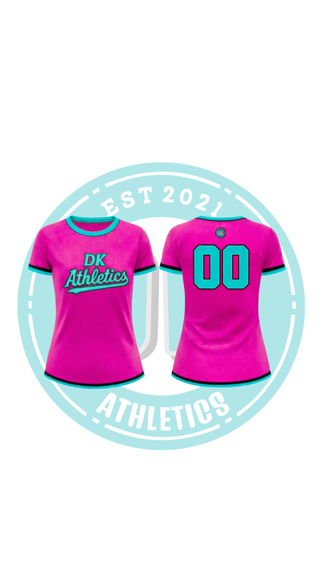 PINK DKATHLETICS SOFTBALL PRACTICE JERSEY